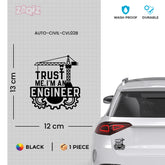 Civil Engineer Safety Tag for Vehicles